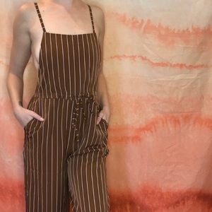 🍂FOREVER 21 STRIPED ROMPER🍂